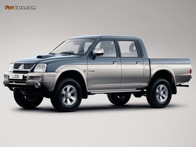 Mitsubishi L200 4Life Double Cab 2005–06 pictures (640 x 480)