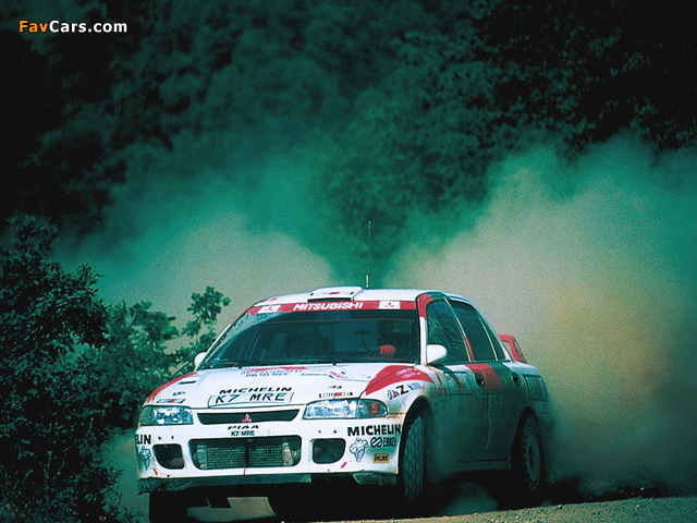 Mitsubishi Lancer Evolution II Rally Version photos (640 x 480)