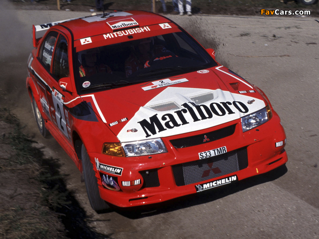 Pictures of Mitsubishi Lancer RS Evolution VI Gr.A WRC 1999 (640 x 480)