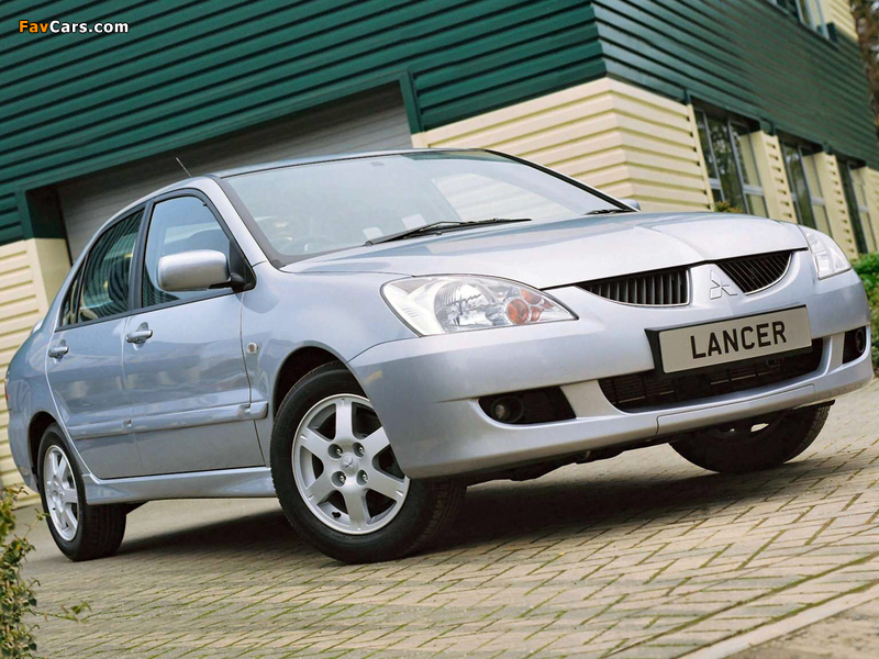 Mitsubishi Lancer UK-spec 2003–05 wallpapers (800 x 600)
