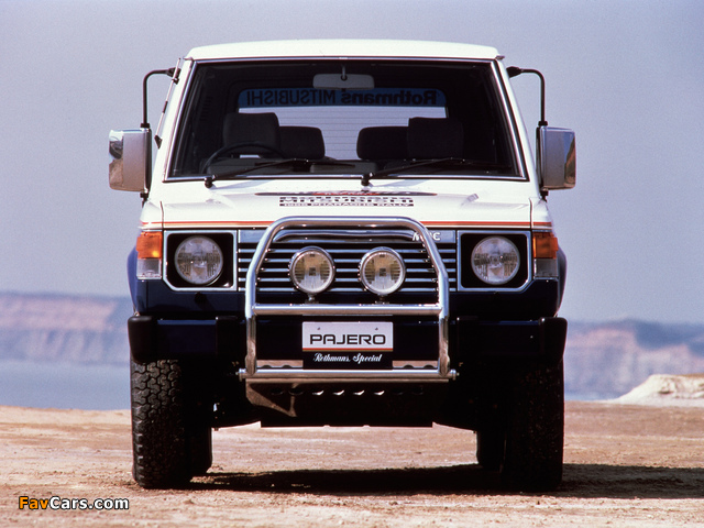 Pictures of Mitsubishi Pajero Rothmans Special (I) 1987 (640 x 480)