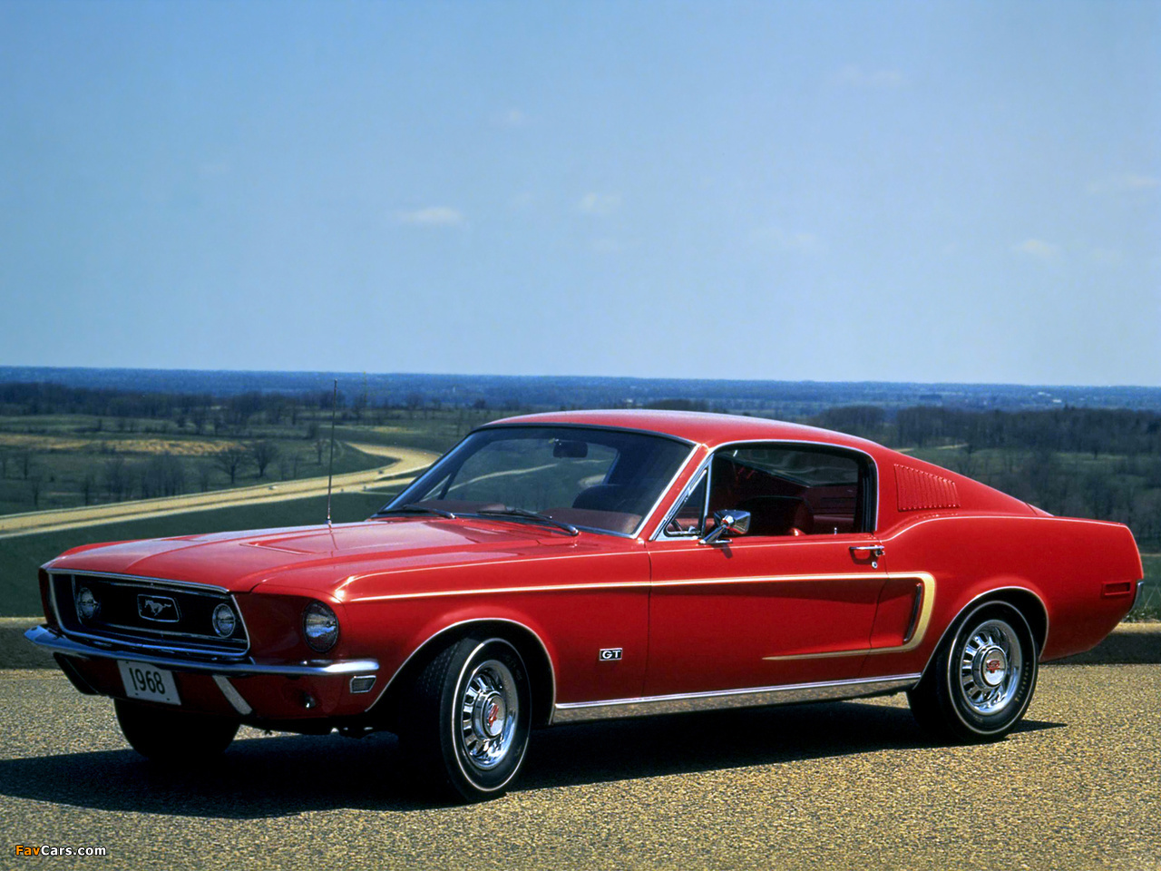 Pictures of Mustang GT Fastback 1968 (1024x768). 
