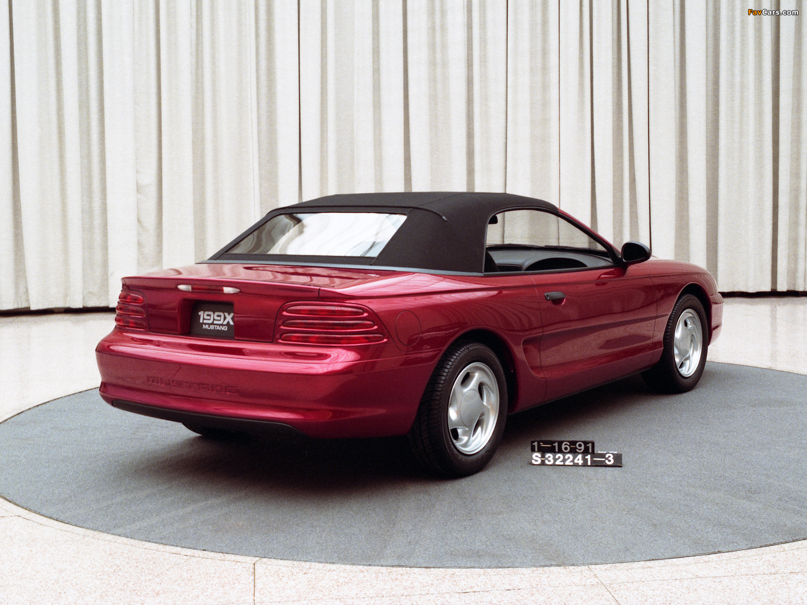 Mustang Convertible Prototype 1991 wallpapers (1600 x 1200)