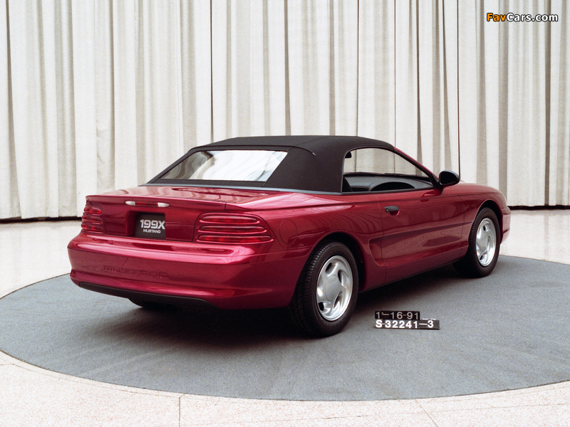 Mustang Convertible Prototype 1991 wallpapers (800 x 600)