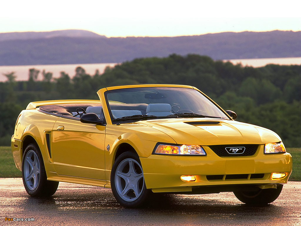 Mustang GT Convertible 1999–2004 wallpapers (1024 x 768)