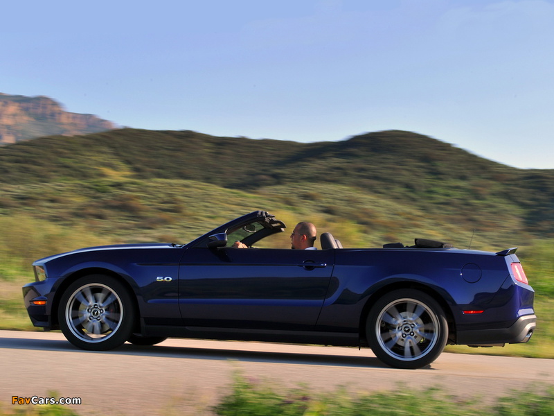 Pictures of Mustang GT Convertible 2009–12 (800 x 600)