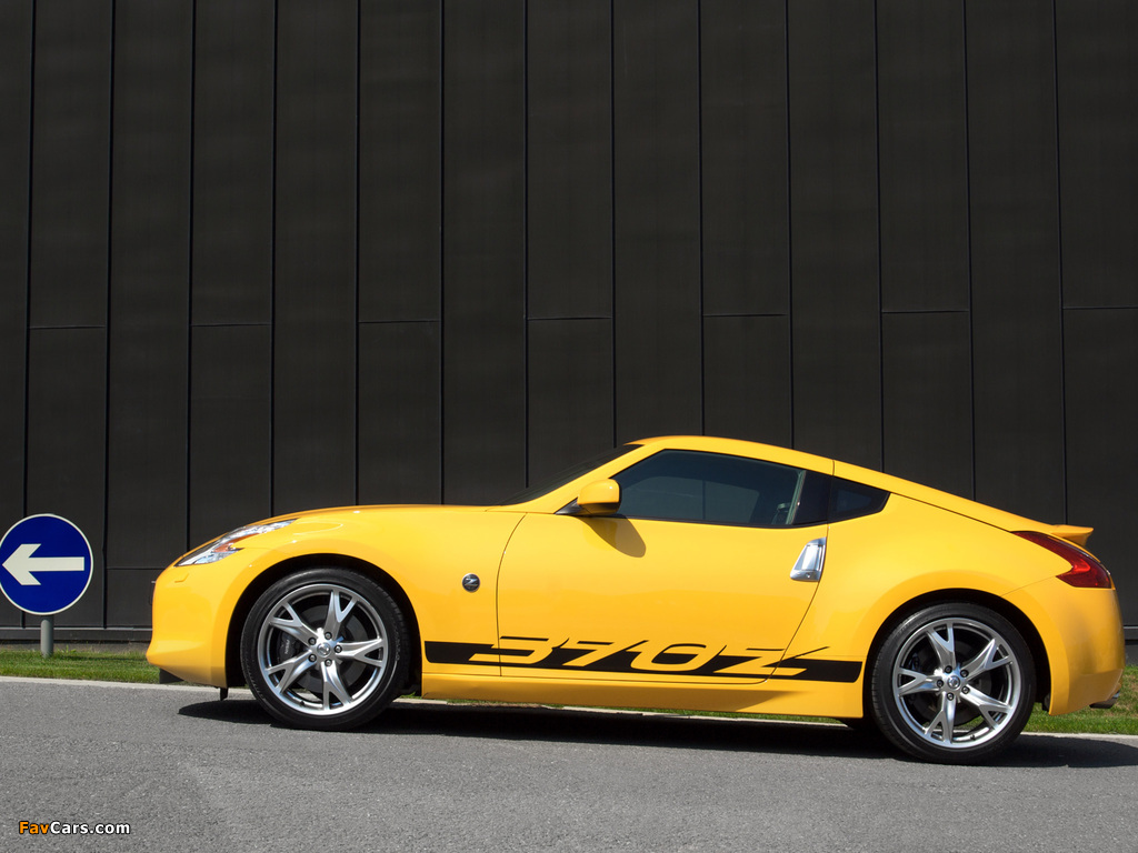 Pictures of Nissan 370Z Yellow 2009 (1024 x 768)