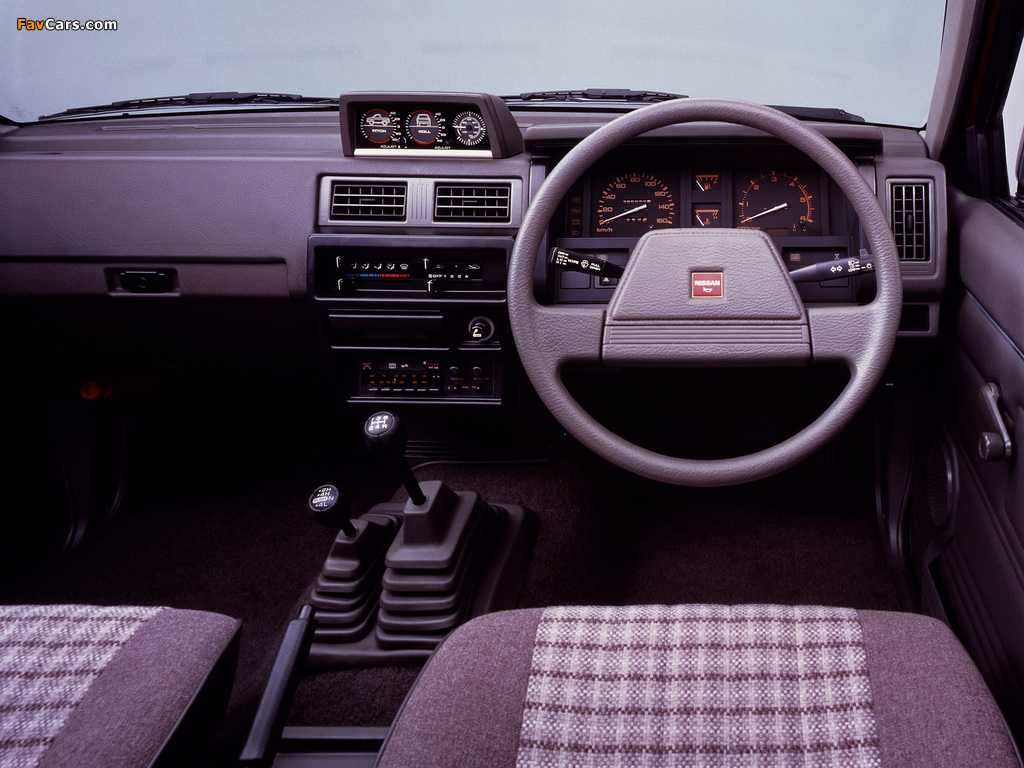 Nissan Datsun 4WD Double Cab (D21) 1985–89 wallpapers (1024 x 768)