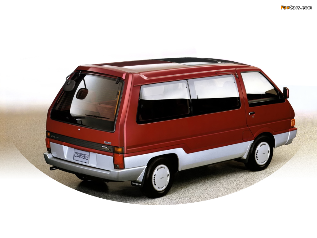 Nissan Vanette Largo Coach (GC22) 1986–93 pictures (1024 x 768)