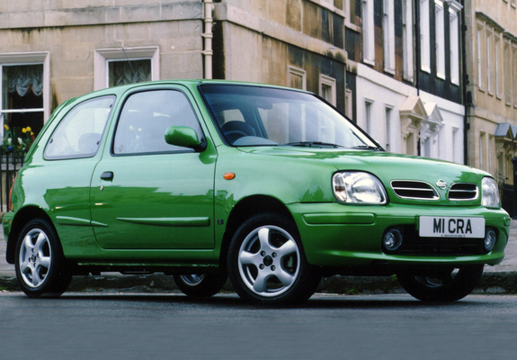Nissan Micra 3-door UK-spec (K11B) 1997–99 wallpapers