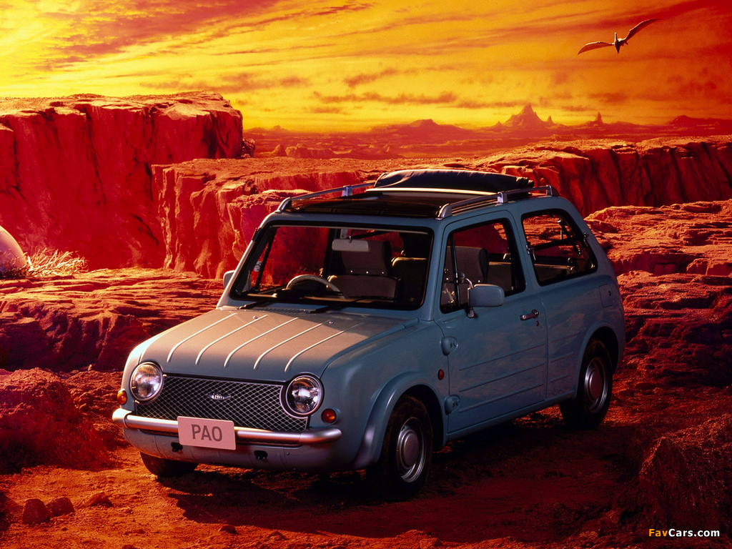Nissan Pao Canvas Top 1989–90 images (1024 x 768)