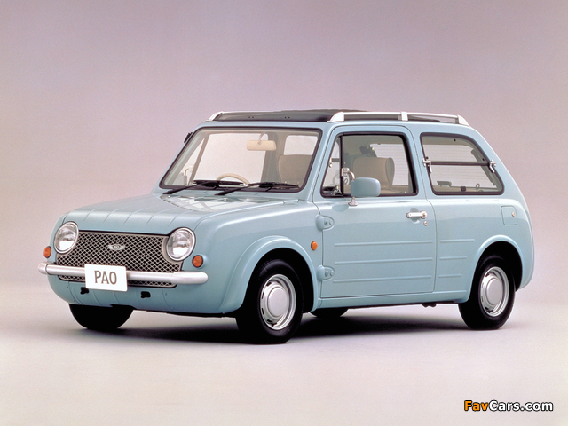 Pictures of Nissan Pao Canvas Top 1989–90 (640 x 480)