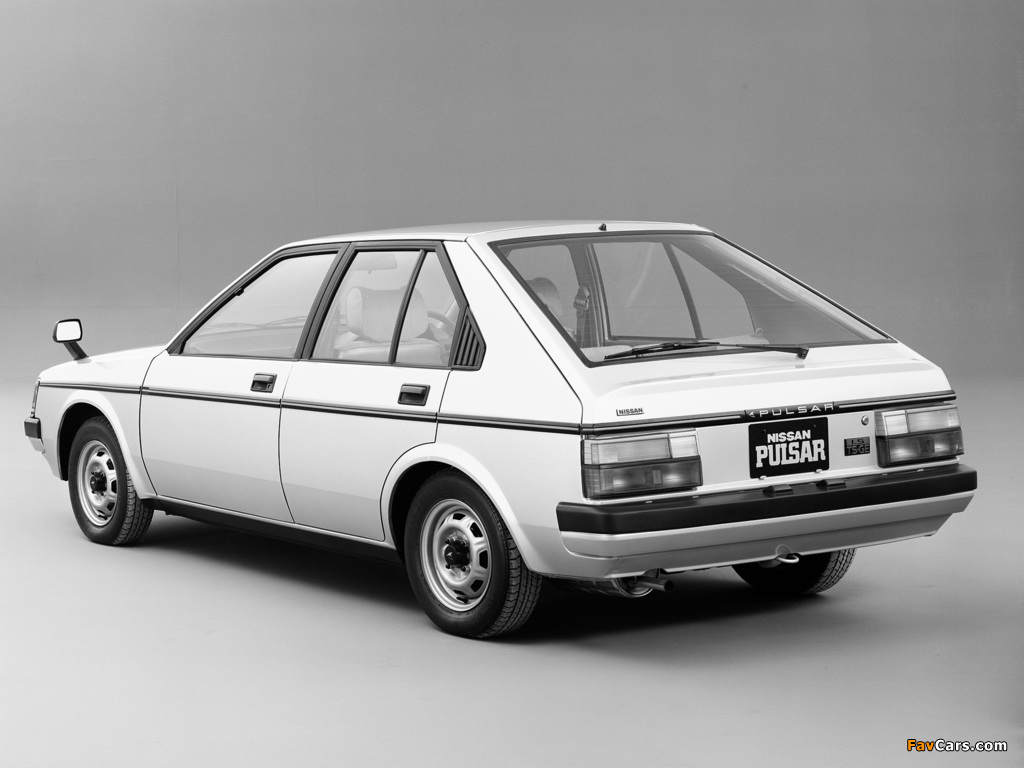 Nissan Pulsar 5-door (N12) 1982–86 pictures (1024 x 768)