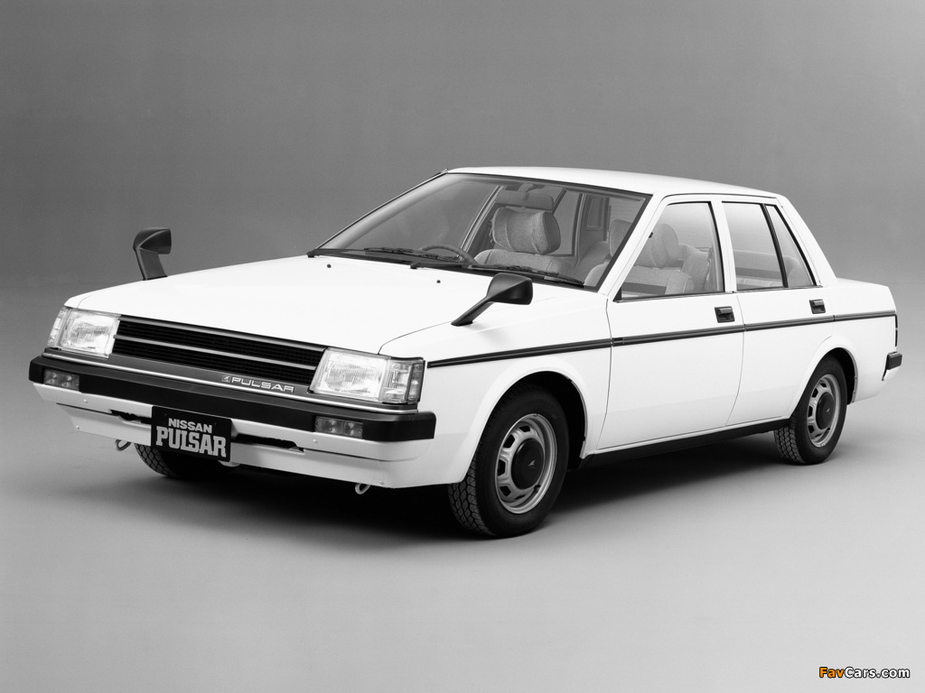 Pictures of Nissan Pulsar Sedan (N12) 1982–86 (1024 x 768)