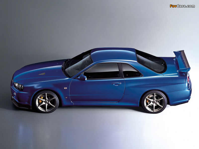 Nissan Skyline GT-R V-spec II (BNR34) 2000–02 images (800 x 600)