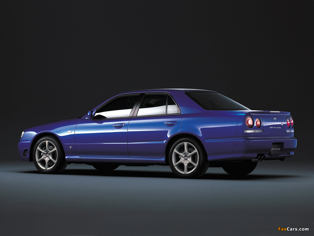 Nissan Skyline GT Turbo Sedan (ER34) 2000–01 wallpapers (1024 x 768)