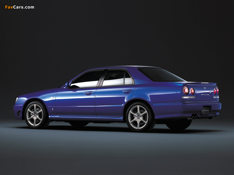 Nissan Skyline GT Turbo Sedan (ER34) 2000–01 wallpapers (800 x 600)