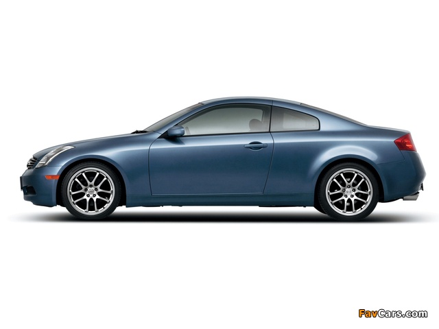 Pictures of Nissan Skyline Coupe (CV35) 2003–07 (640 x 480)