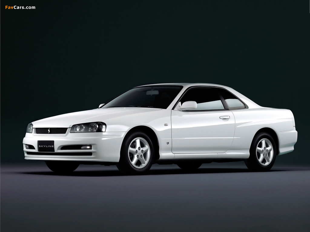 Nissan Skyline GT Four Coupe (ENR34) 1998–2001 wallpapers (1024 x 768)