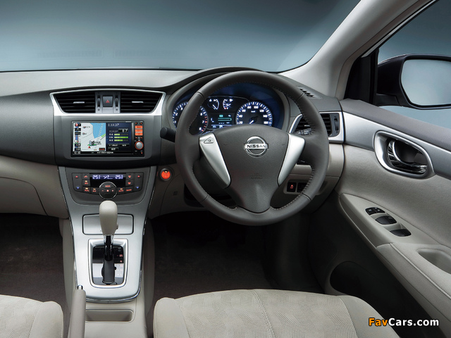 Pictures of Nissan Sylphy JP-spec (NB17) 2012 (640 x 480)