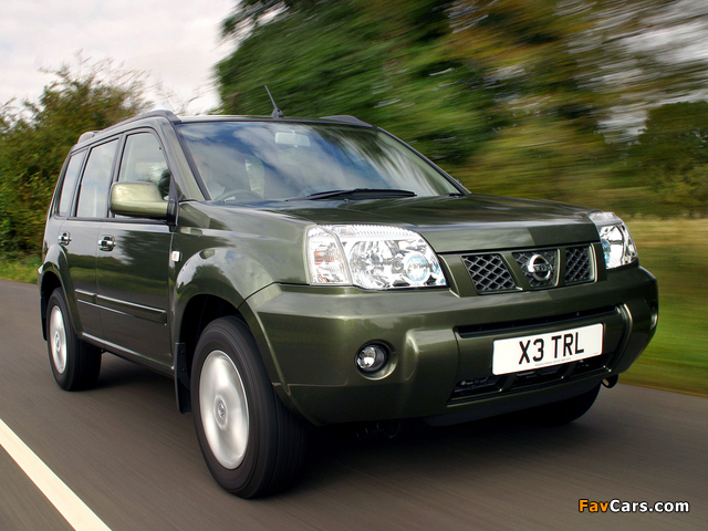 Nissan X-Trail UK-spec (T30) 2004–07 photos (640 x 480)