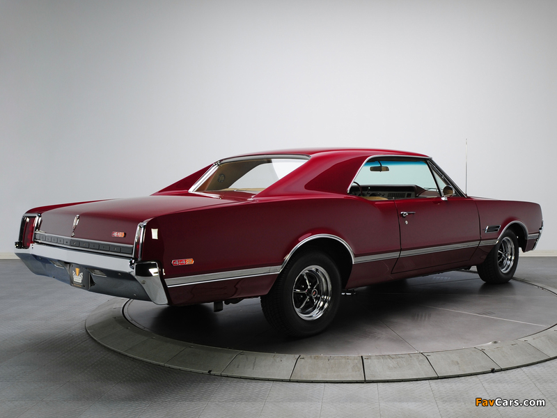Oldsmobile Cutlass 442 Holiday Coupe (3817) 1966 wallpapers (800 x 600)