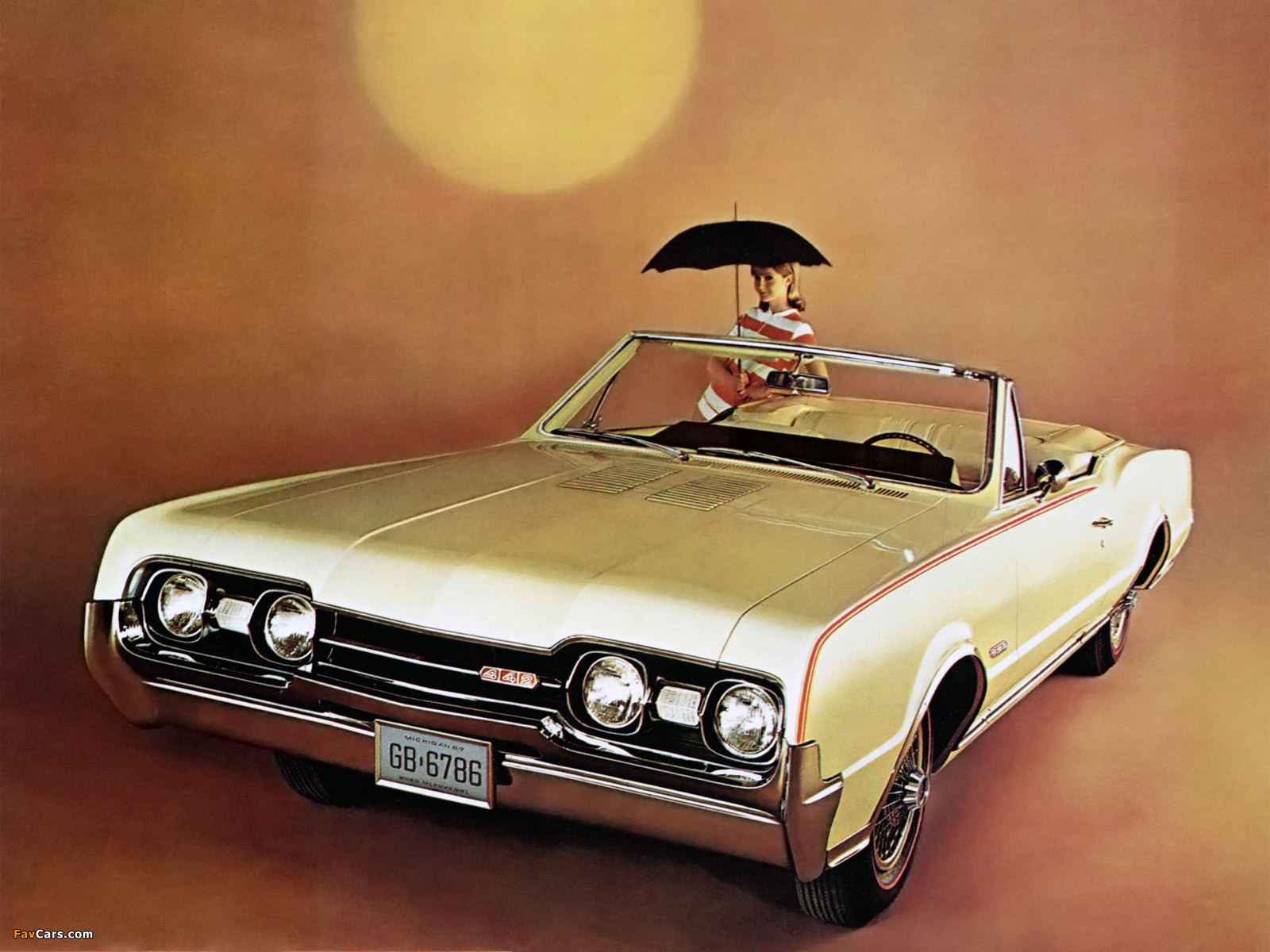 Oldsmobile Cutlass 442 Convertible (3867) 1967 pictures (1600 x 1200)