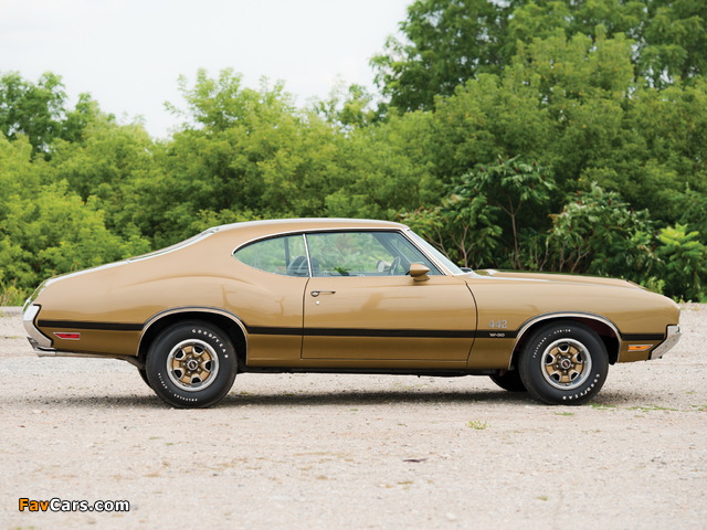 Oldsmobile 442 W-30 Holiday Coupe (4487) 1970 pictures (640 x 480)
