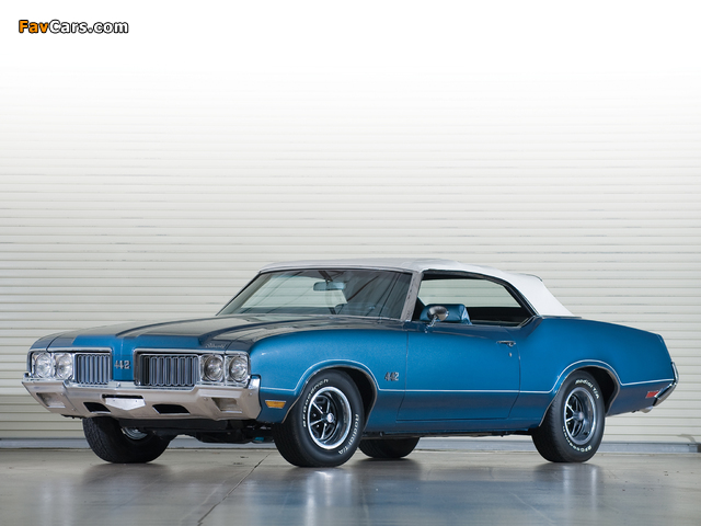 Oldsmobile 442 Convertible (4467) 1970 wallpapers (640 x 480)