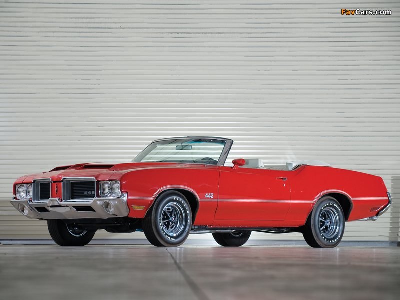 Oldsmobile 442 Convertible (4467) 1971 wallpapers (800 x 600)
