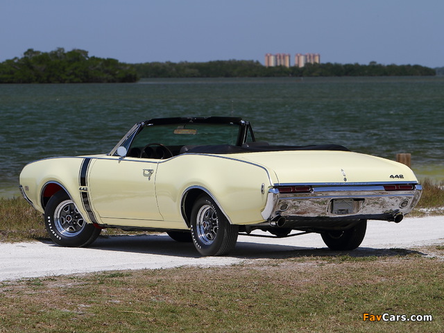 Oldsmobile 442 Convertible (4467) 1968 wallpapers (640 x 480)