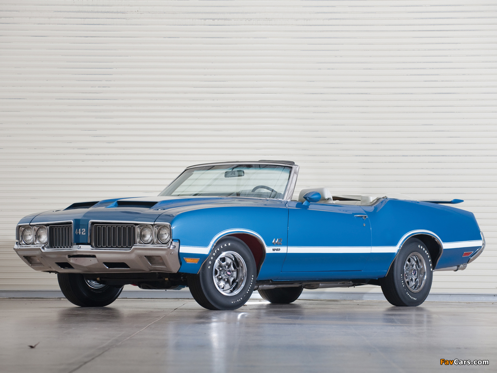 Oldsmobile 442 W-30 Convertible (4467) 1970 wallpapers (1024 x 768)