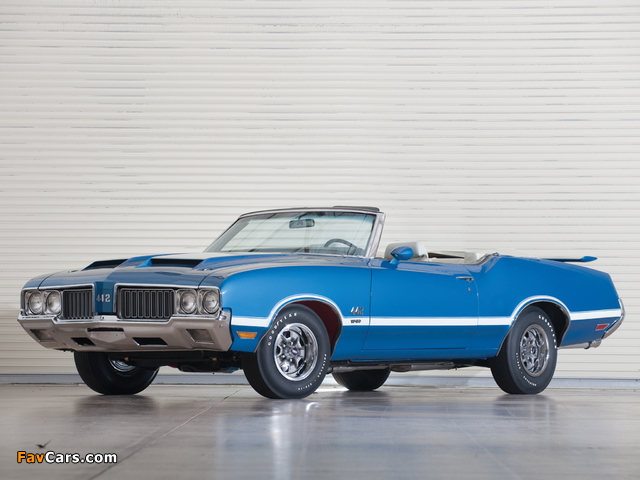 Oldsmobile 442 W-30 Convertible (4467) 1970 wallpapers (640 x 480)