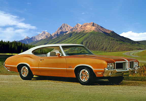 Oldsmobile 442 Holiday Coupe (4487) 1971 wallpapers
