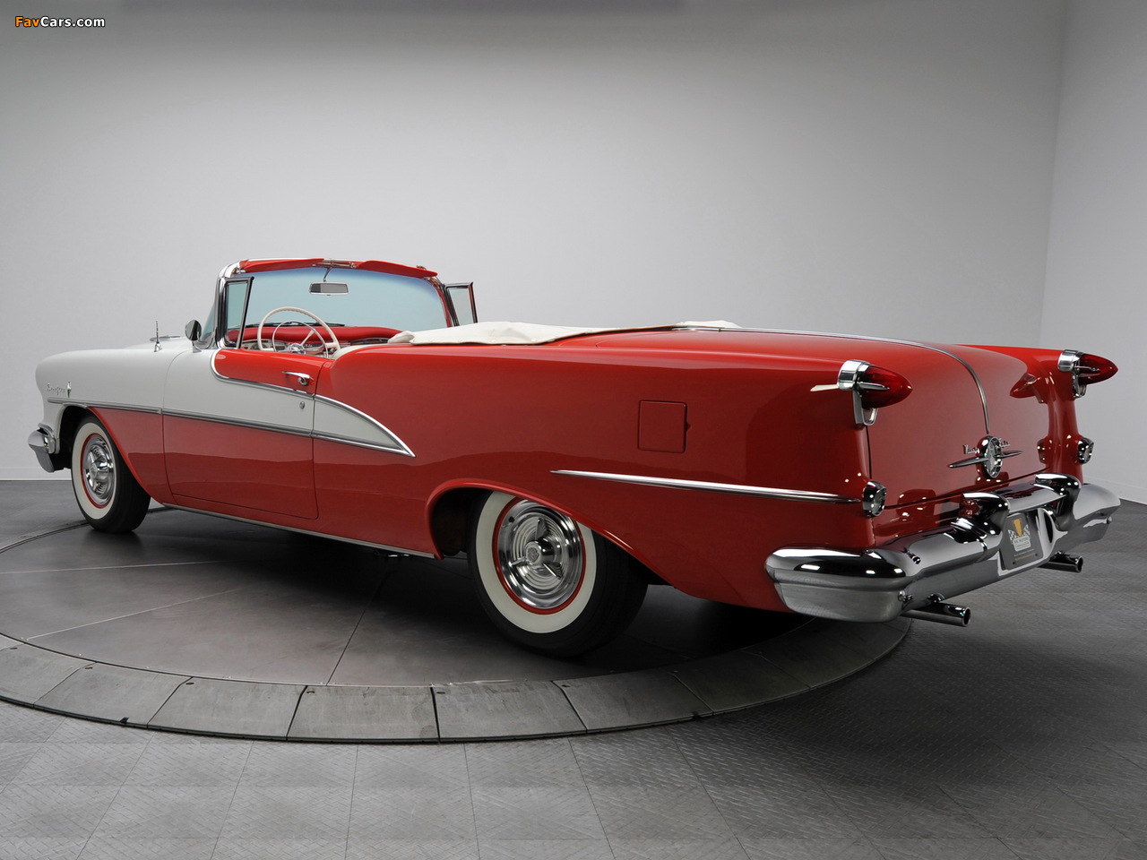 Oldsmobile 98 Starfire Convertible (3067DX) 1955 images (1280 x 960)