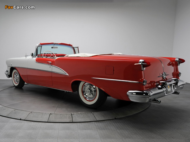Oldsmobile 98 Starfire Convertible (3067DX) 1955 images (640 x 480)
