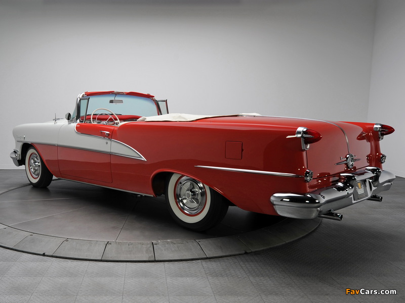 Oldsmobile 98 Starfire Convertible (3067DX) 1955 images (800 x 600)