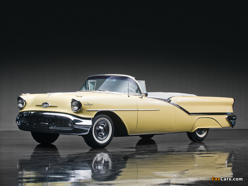 Oldsmobile Starfire 98 Convertible (3067DX) 1957 wallpapers (800 x 600)