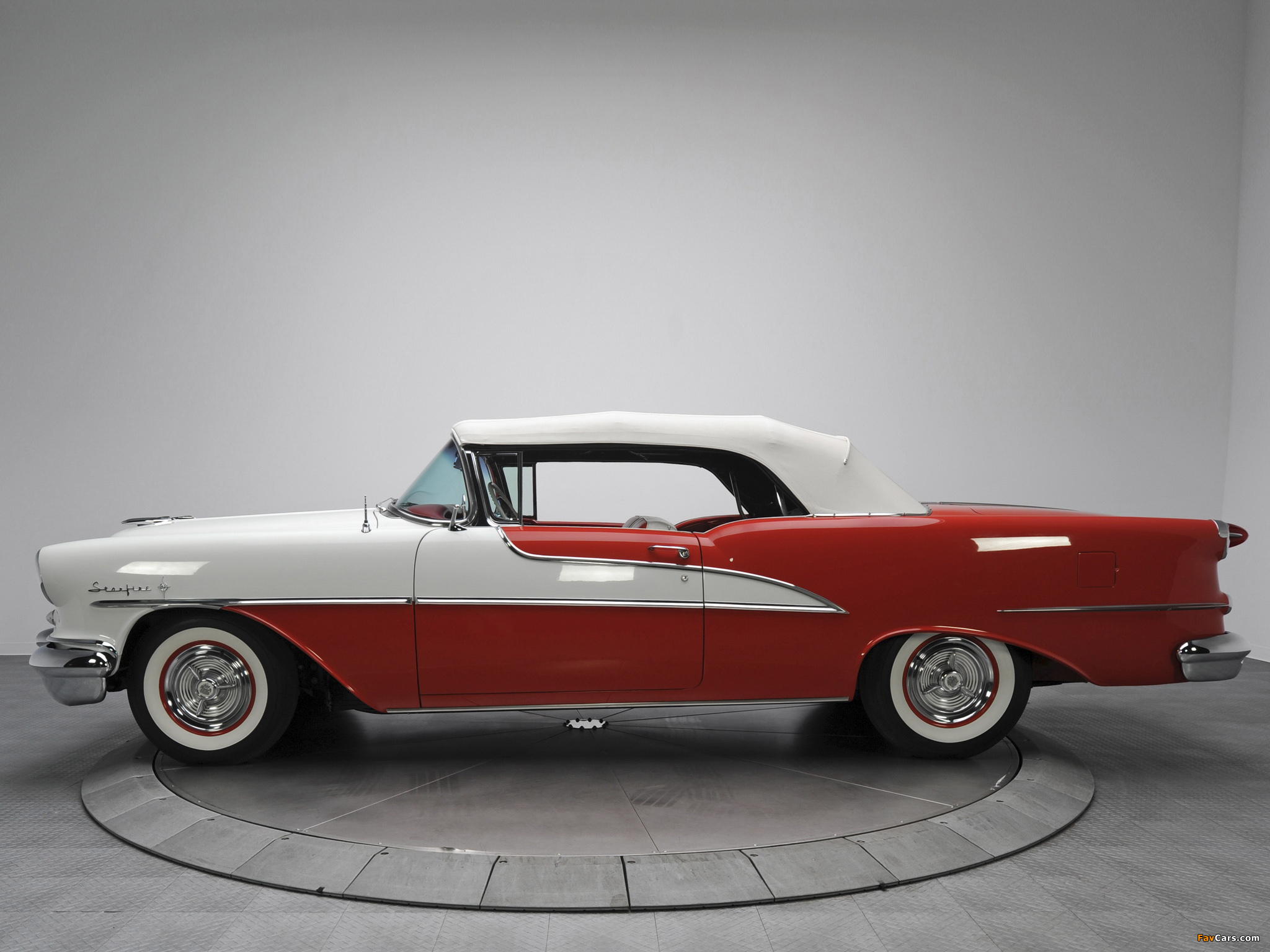 Pictures of Oldsmobile 98 Starfire Convertible (3067DX) 1955 (2048 x 1536)