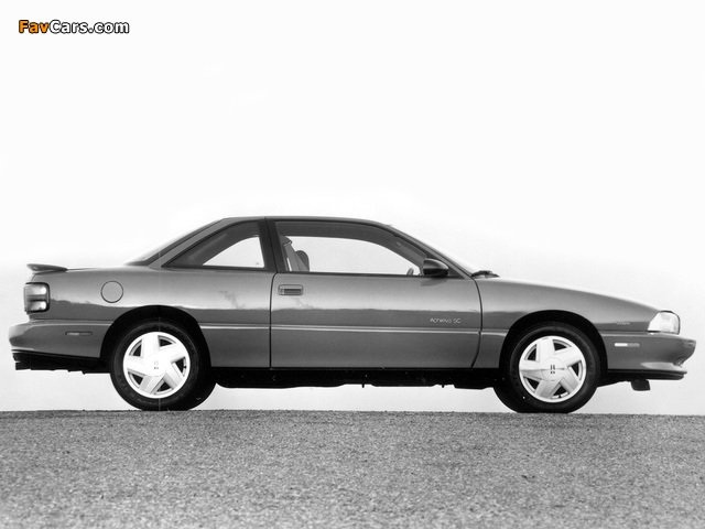 Oldsmobile Achieva SC Coupe 1992–97 photos (640 x 480)