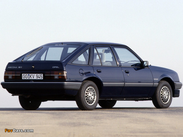 Images of Opel Ascona CC (C3) 1986–88 (640 x 480)