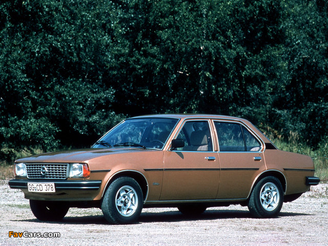 Opel Ascona Berlina (B) 1975–81 photos (640 x 480)