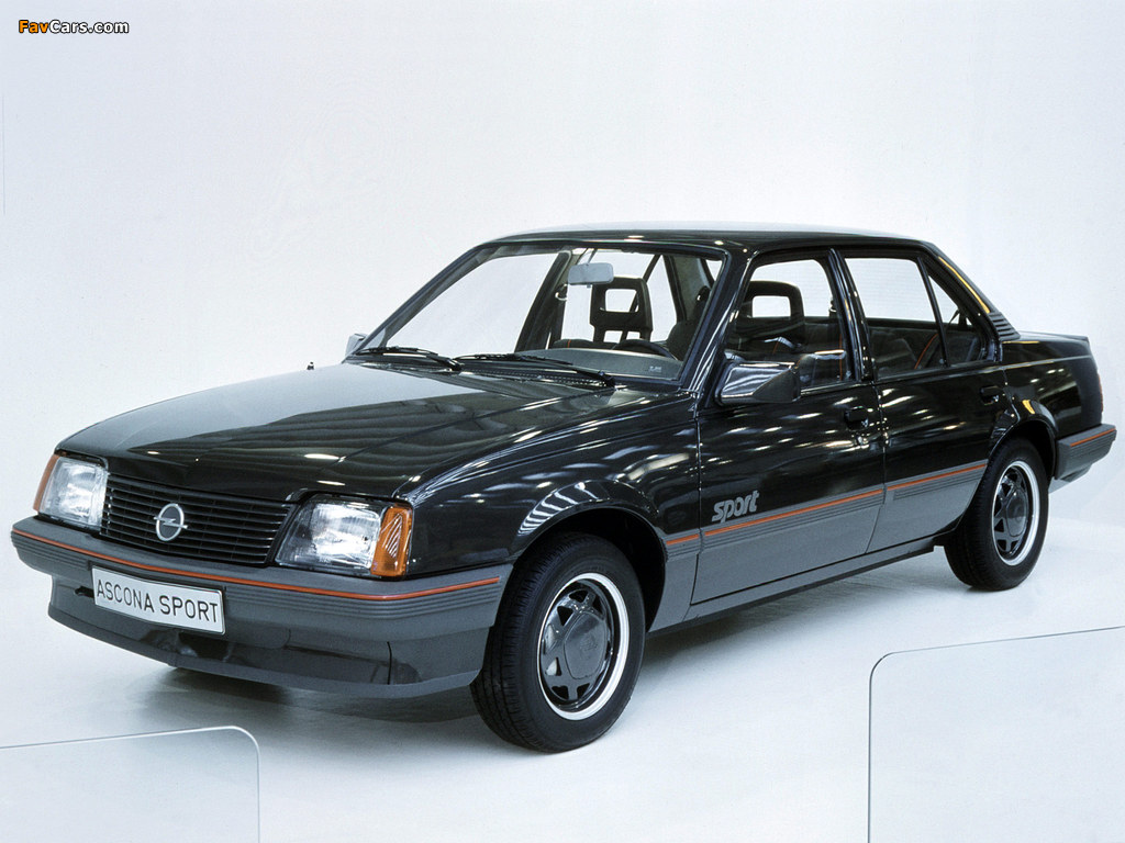 Opel Ascona Sport (C1) 1984 images (1024 x 768)