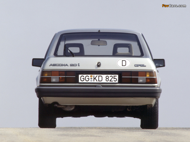 Opel Ascona CC (C3) 1986–88 photos (800 x 600)