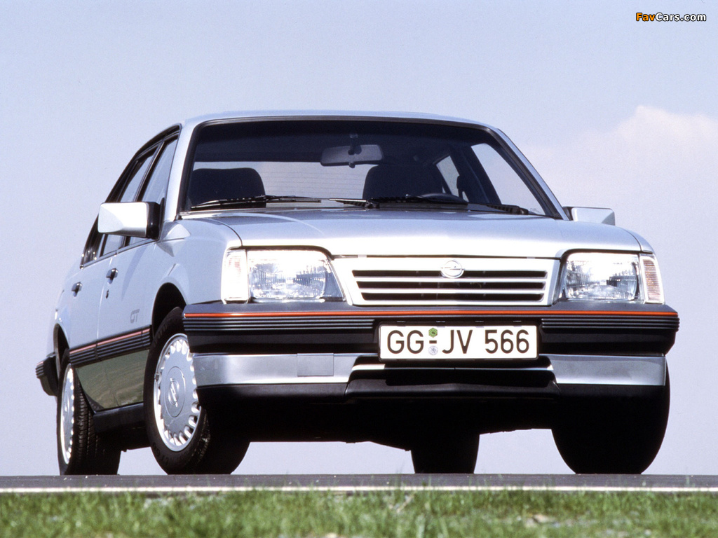 Opel Ascona GT (C3) 1986–87 wallpapers (1024 x 768)