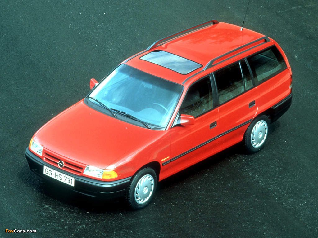 Opel Astra Caravan (F) 1991–94 photos (1024 x 768)