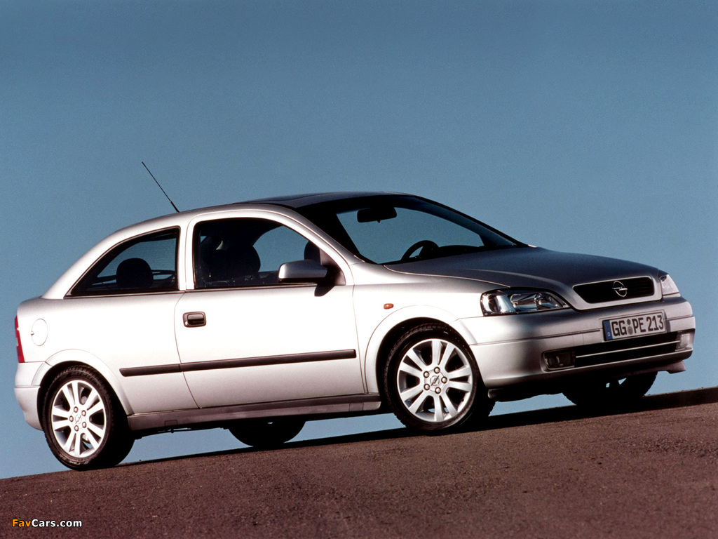 Opel Astra 3-door (G) 1998–2004 wallpapers (1024 x 768)