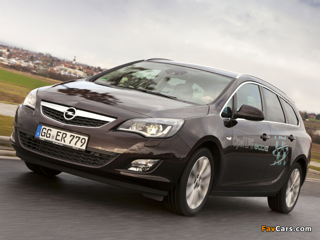 Opel Astra ecoFLEX Sports Tourer (J) 2010–12 images (640 x 480)