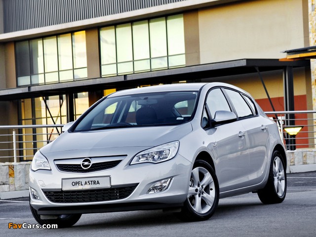 Opel Astra 5-door ZA-spec (J) 2010 pictures (640 x 480)
