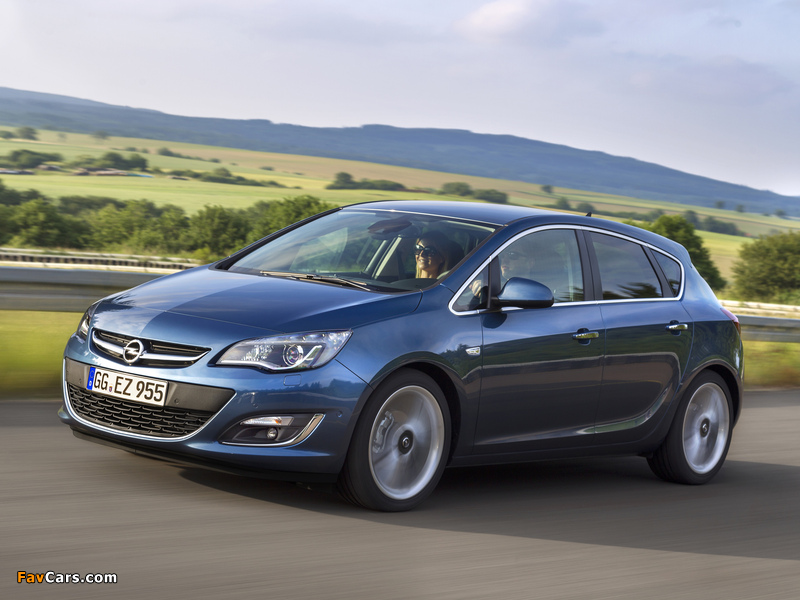 Opel Astra (J) 2012 photos (800 x 600)